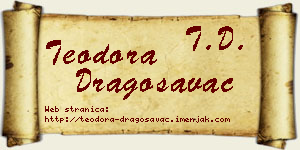 Teodora Dragosavac vizit kartica